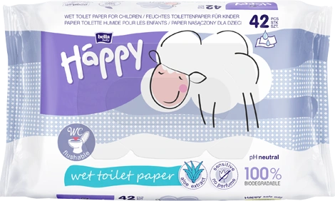 Bella Baby Happy Sensitive nasączony z aloesem